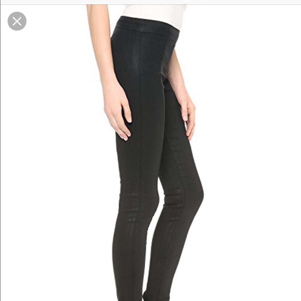 J Brand Black Fearless Side-zip Leggings!